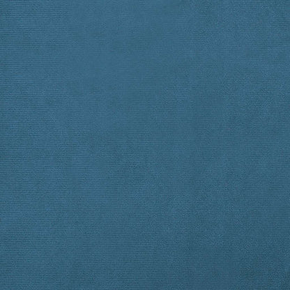 Kids Sofa Blue Velvet (100% polyester), Solid pine wood Mini