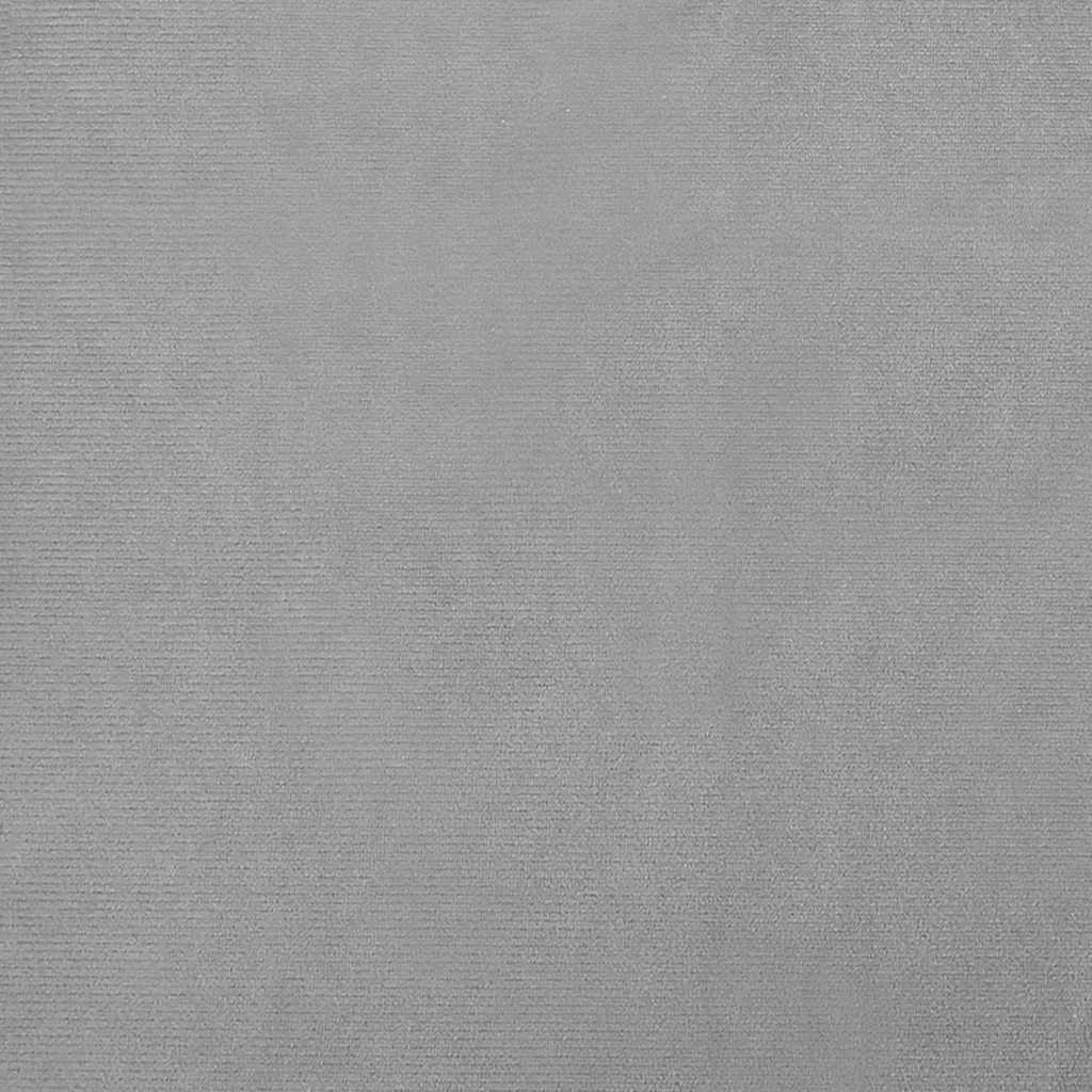 Kids Sofa Light grey Velvet, Solid pine wood, Foam Mini