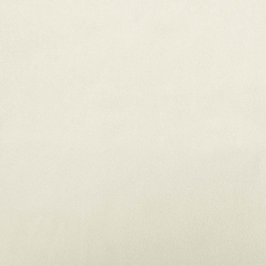 Kids Sofa Cream Velvet Mini Durable Kids Sofa Rectangular