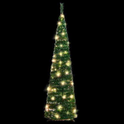 Artificial Christmas Tree Green PVC and metal 47 in Collapsible