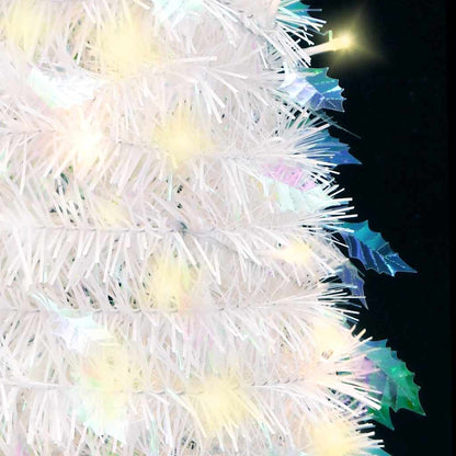Artificial Christmas Tree White PVC Medium Collapsible