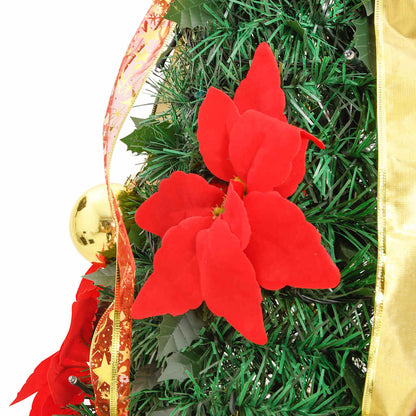 Artificial Christmas Tree Green PVC and metal Medium Collapsible