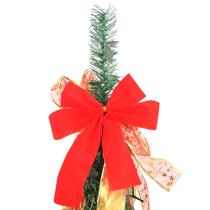 Artificial Christmas Tree Green and warm white PVC, Metal 70.9 in