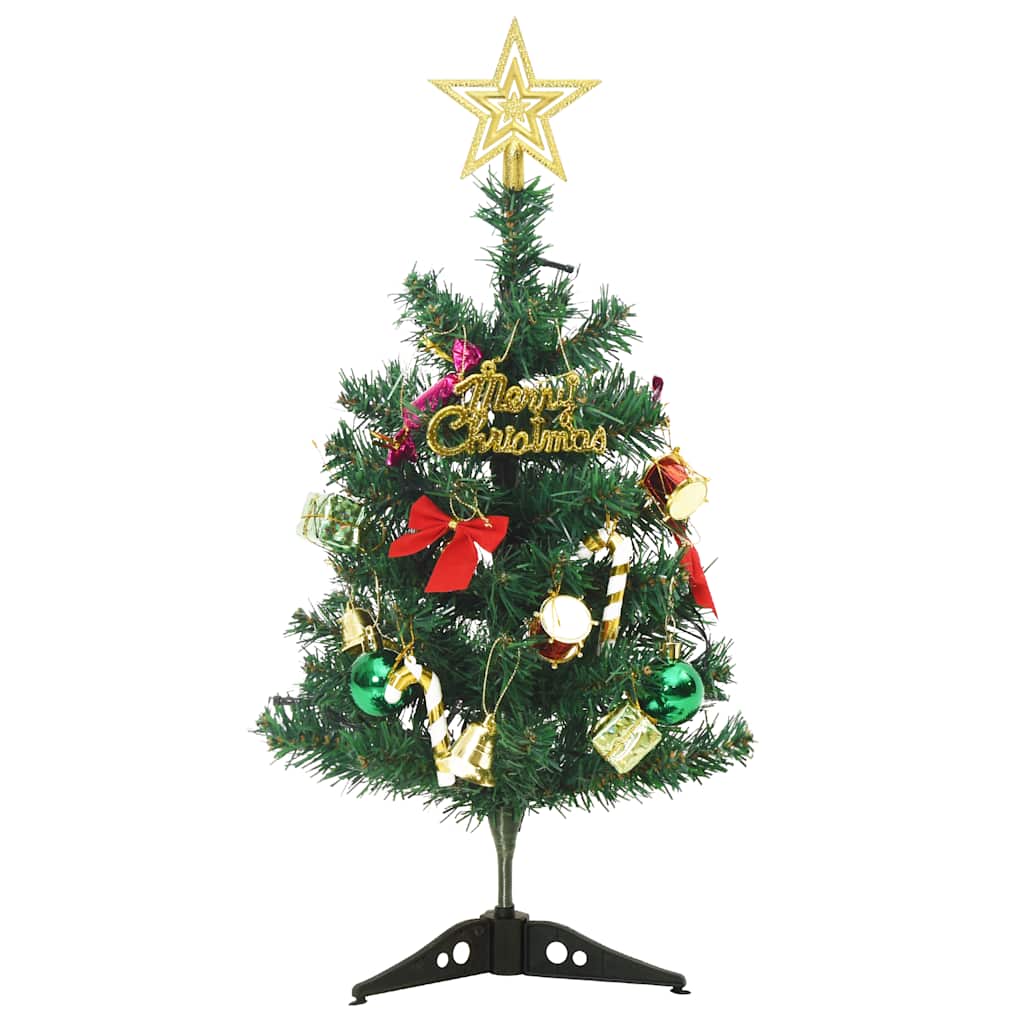 Mini Artificial Christmas Tree Green PVC Small