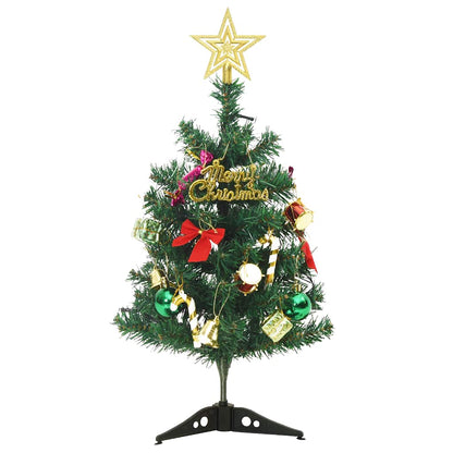 Mini Artificial Christmas Tree Green PVC Small