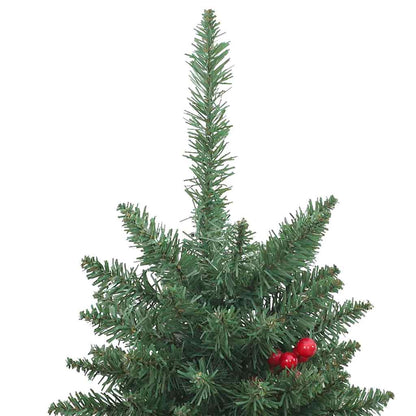 Artificial Christmas Tree Green PVC, Metal 47.2 in tall