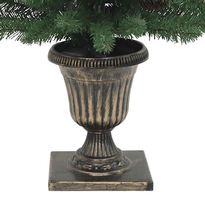 Artificial Christmas Tree Green PVC, Metal 47.2 in tall