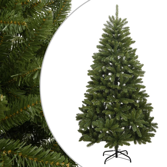 Artificial Hinged Christmas Tree with Stand Green 106.3"