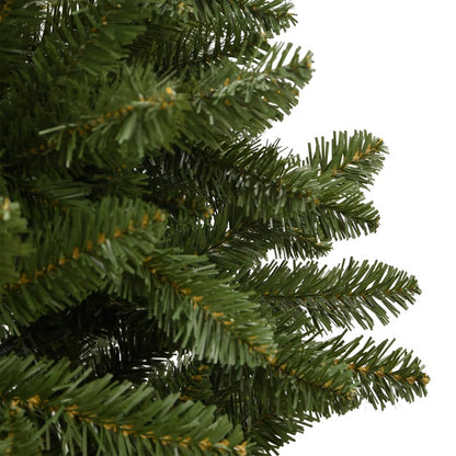Artificial Hinged Christmas Tree with Stand Green 118.1"
