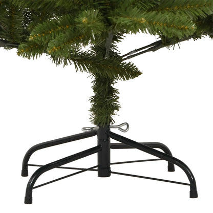 Artificial Hinged Christmas Tree with Stand Green 118.1"