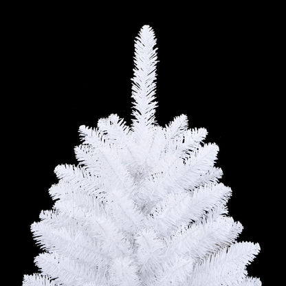 Artificial Hinged Christmas Tree with Stand White 59.1"