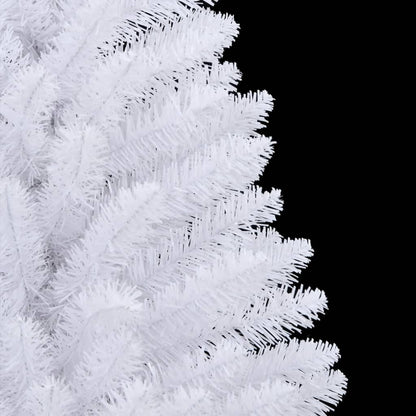 Artificial Hinged Christmas Tree with Stand White 59.1"