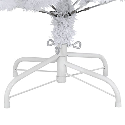 Artificial Hinged Christmas Tree with Stand White 59.1"