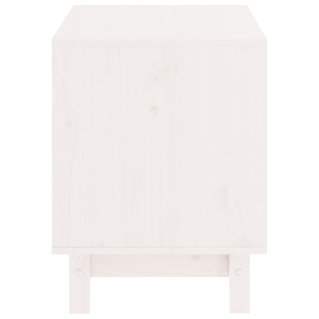 Dog House White Solid pine wood 19.7 x 15.7 x 20.5 in Durable