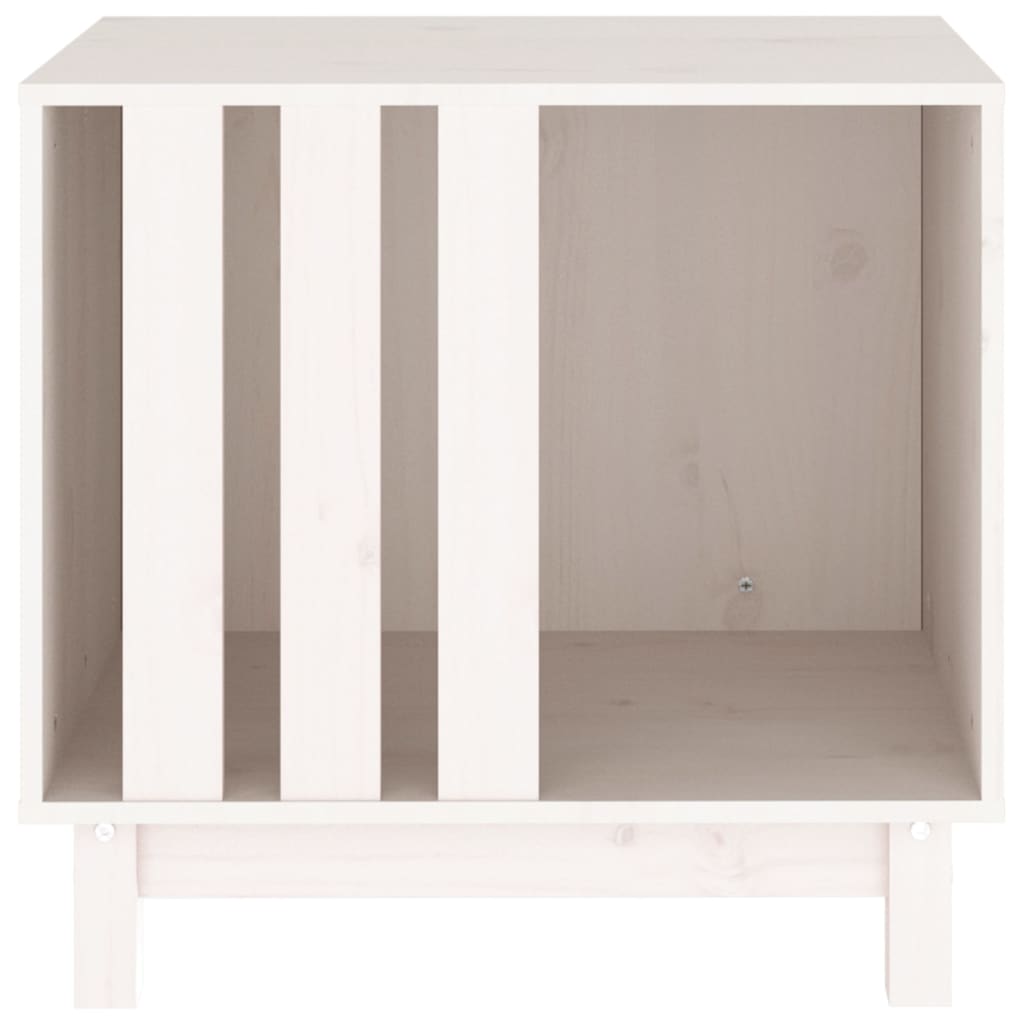 Dog House White Solid Pine Wood 23.6 x 17.7 x 22.4 in Durable