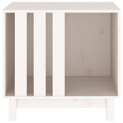 Dog House White Solid Pine Wood 23.6 x 17.7 x 22.4 in Durable
