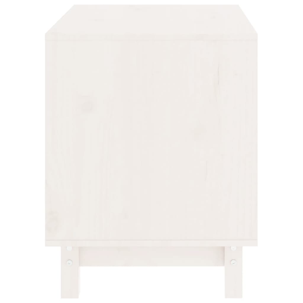 Dog House White Solid Pine Wood 23.6 x 17.7 x 22.4 in Durable