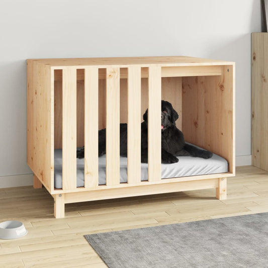 Dog House Natural Wooden Solid Pine Wood