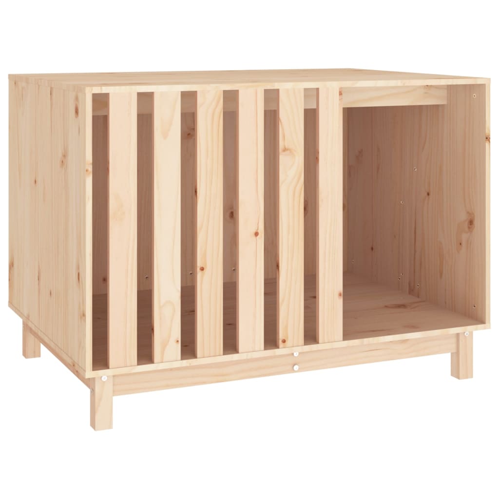 Dog House Natural Wood Solid Pine Wood Medium Durable Dog House