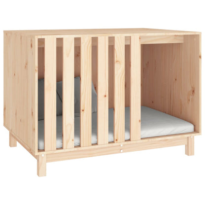 Dog House Natural Wood Solid Pine Wood Medium Durable Dog House