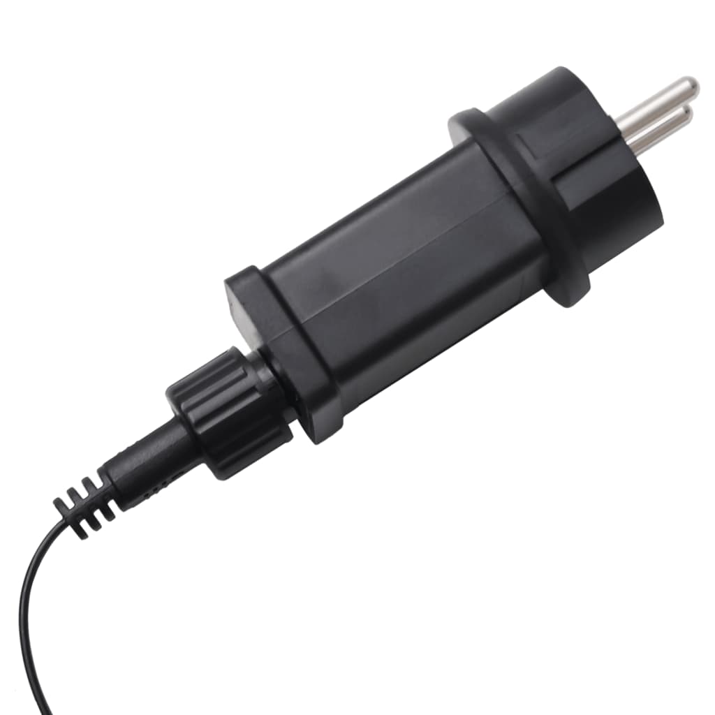 LED String Light Black and White Plastic 260.0 in string