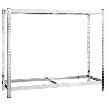2-Layer Tire Racks 3 pcs Silver 43.3"x15.7"x43.3" Steel