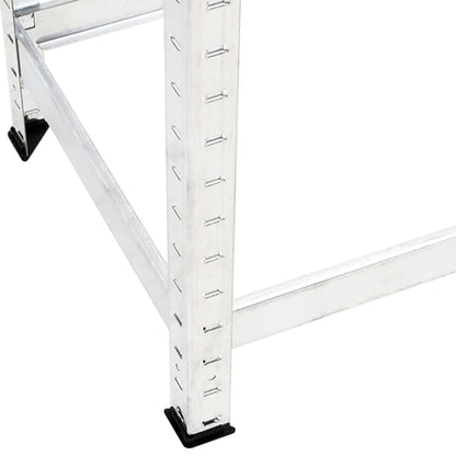 2-Layer Tire Racks 3 pcs Silver 43.3"x15.7"x43.3" Steel