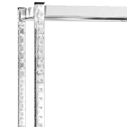 2-Layer Tire Racks 3 pcs Silver 43.3"x15.7"x43.3" Steel