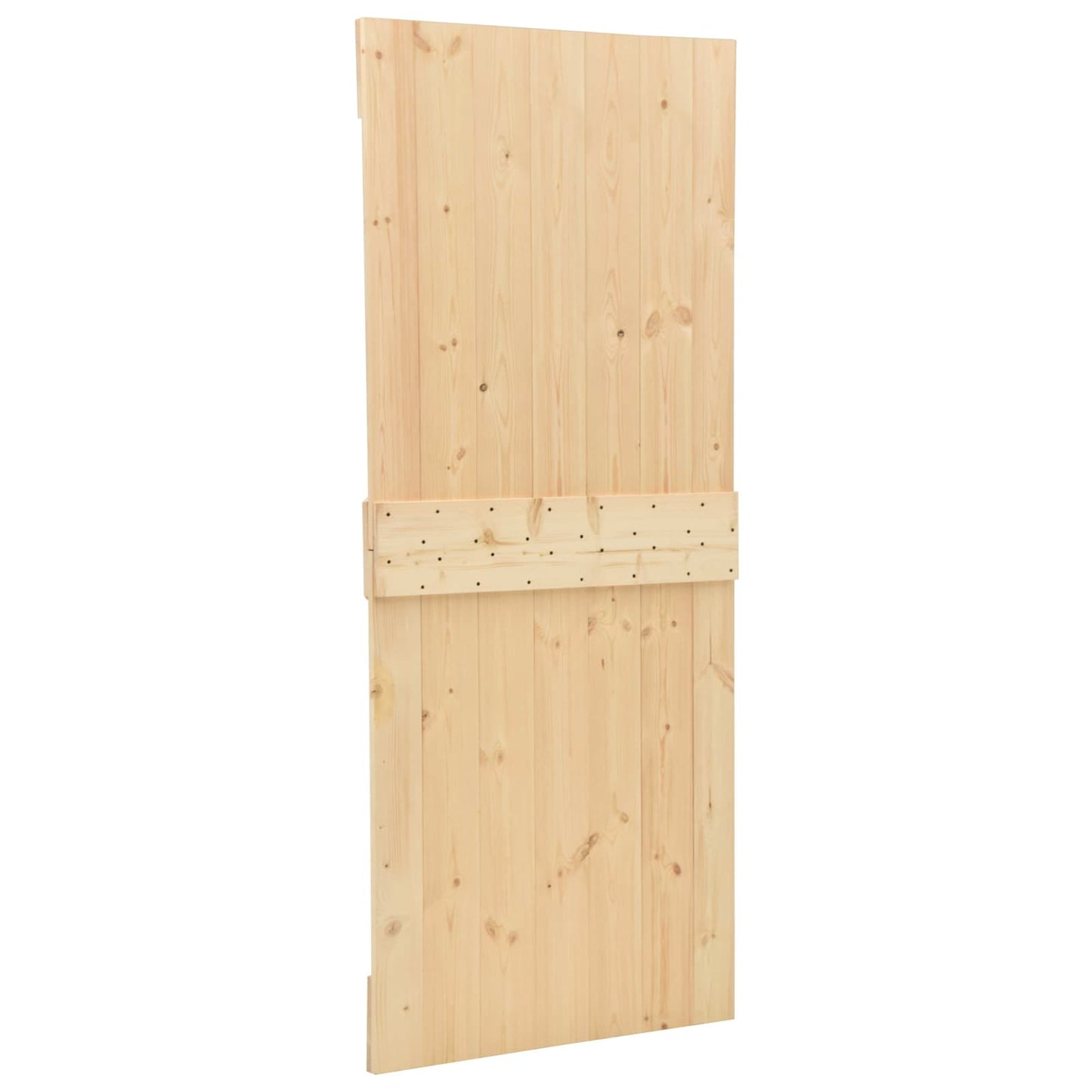 Door NARVIK Natural 39.37 x 82.68 in Solid Pine Wood
