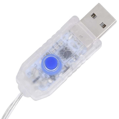 Reindeer Christmas Decoration Set of 2 Blue Acrylic