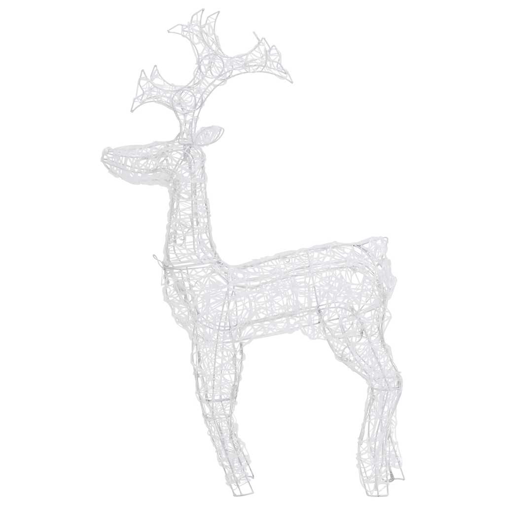 Reindeer Christmas Decorations 3 pcs 23.6"x6.3"x39.4" Acrylic