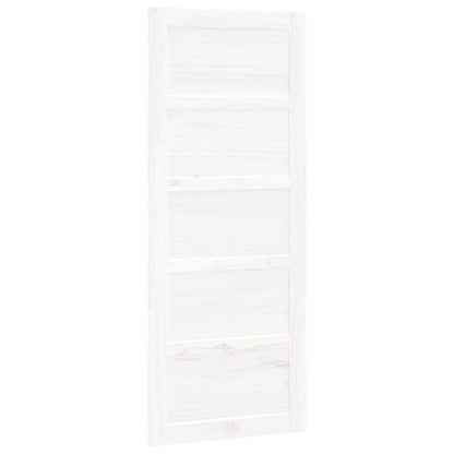 Barn Door White 31.5x0.7x80.5" Solid Wood Pine