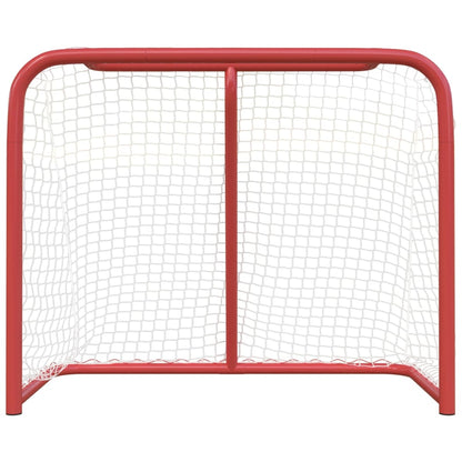 Hockey Goal Red and White 72"x28"x48" Polyester