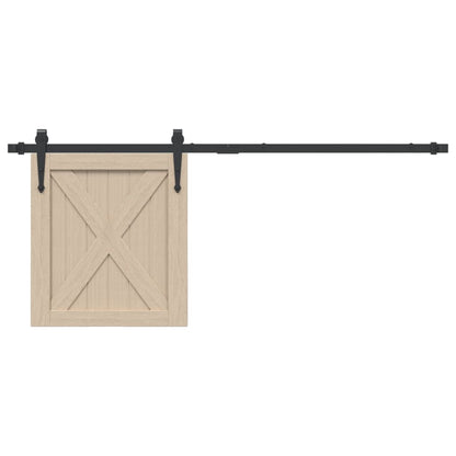 Mini Sliding Cabinet Door Kit Black 48" Carbon Steel