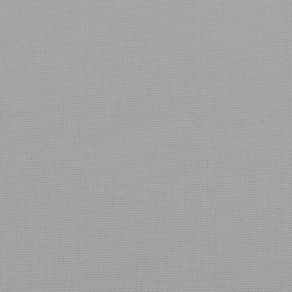 Footstool Light Gray 20.1"x16.1"x15.7" Fabric