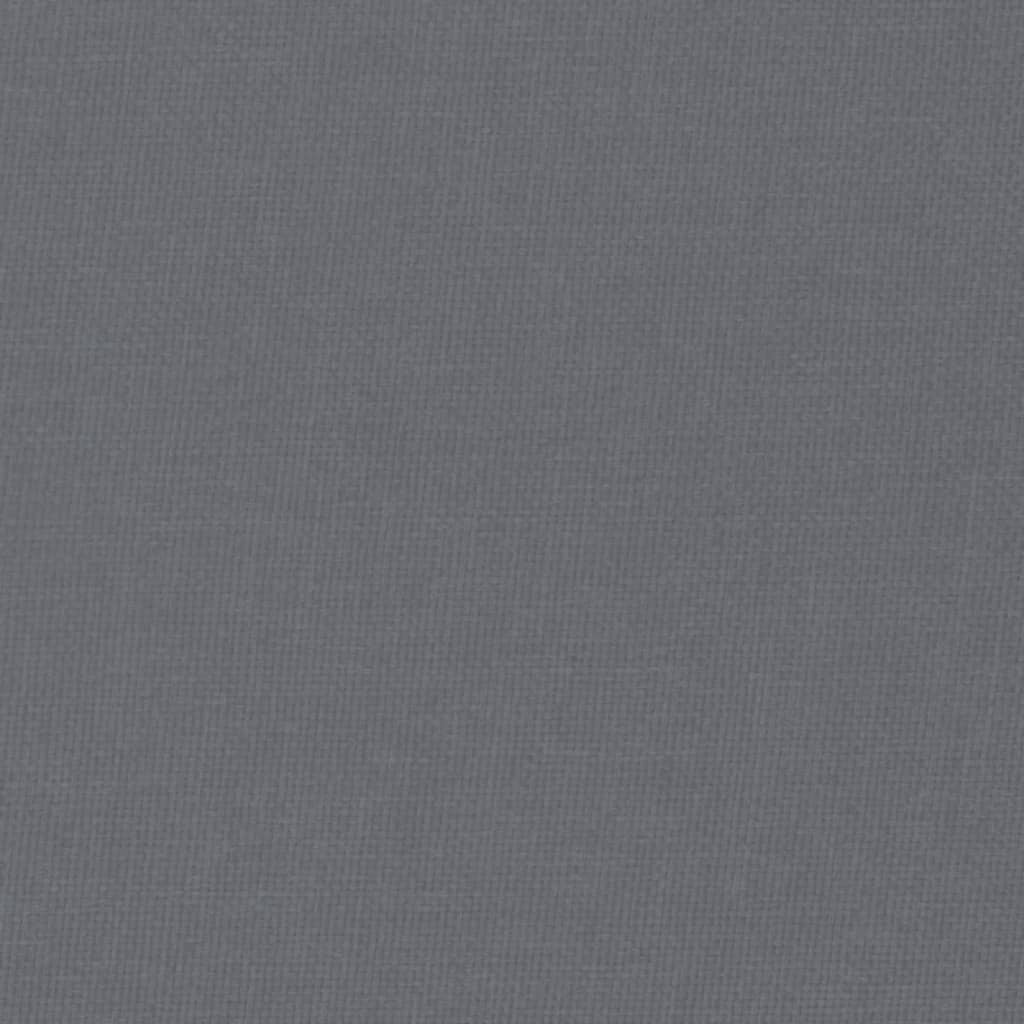 Footstool Dark Gray 20.1"x16.1"x15.7" Fabric