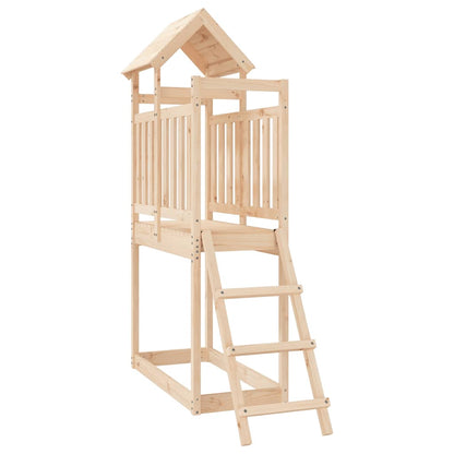 Outdoor Playset Natural Pine Solid Pine Wood Medium Durable
