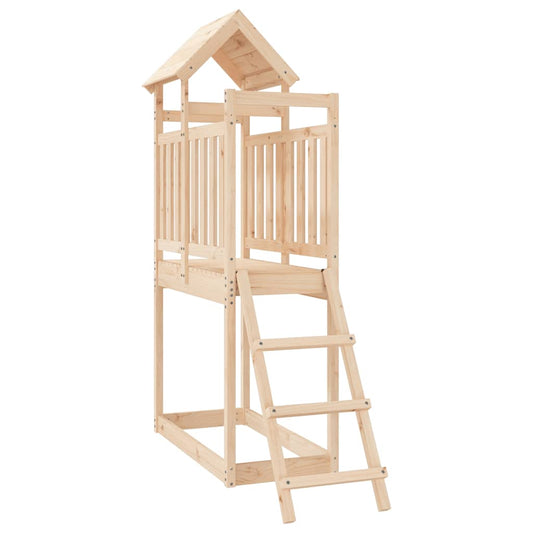 Outdoor Playset Natural Pine Solid Pine Wood Medium Durable