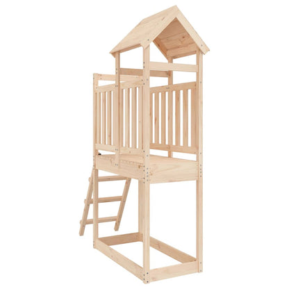 Outdoor Playset Natural Pine Solid Pine Wood Medium Durable