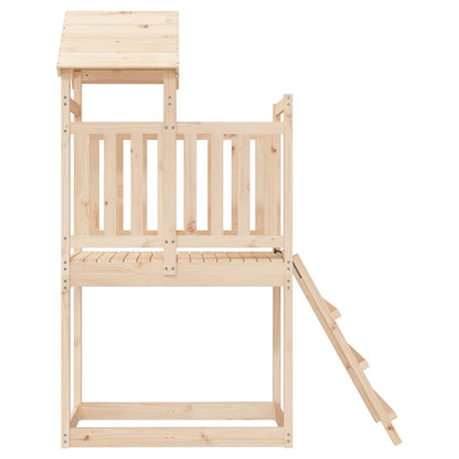 Outdoor Playset Natural Pine Solid Pine Wood Medium Durable