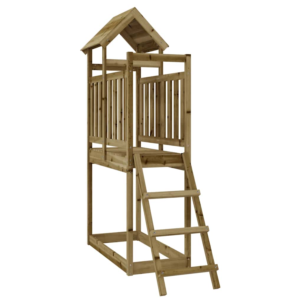 Outdoor Playset Natural Pine Treated Pine Wood