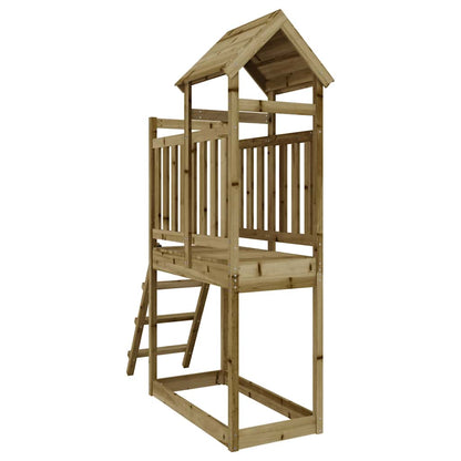 Outdoor Playset Natural Pine Treated Pine Wood