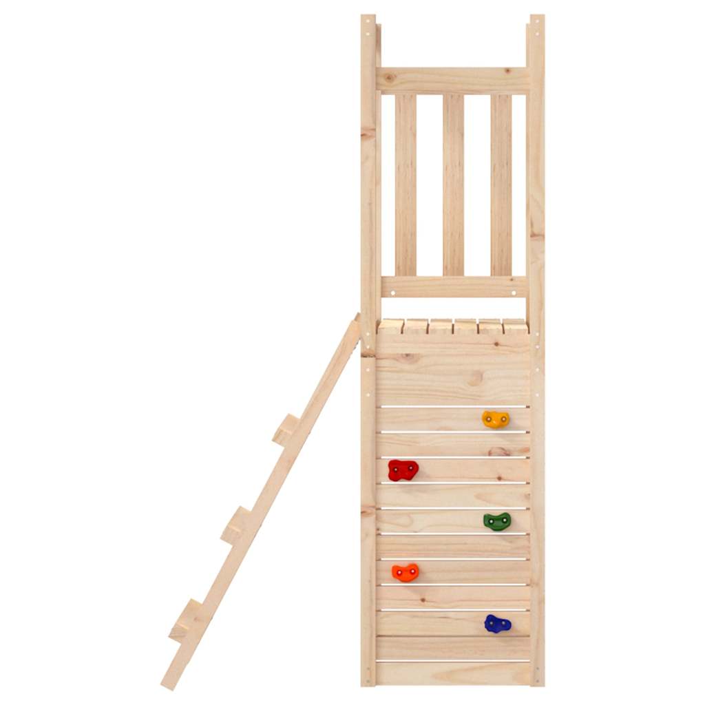 Outdoor Playset Natural Wood Solid Pine Wood Medium Durable