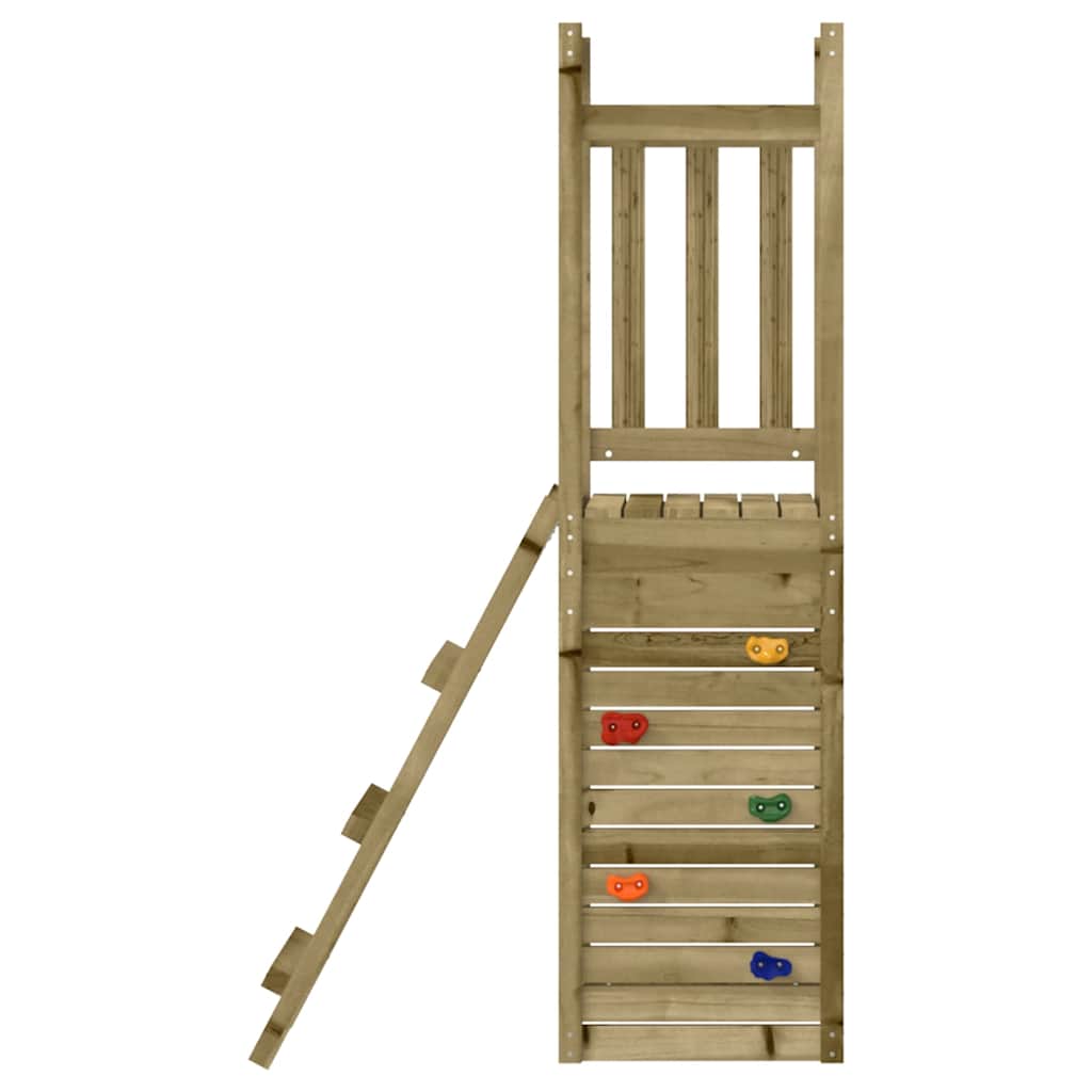 Outdoor Playset Brown Vacuum Pressure Treated Pinewood Standard
