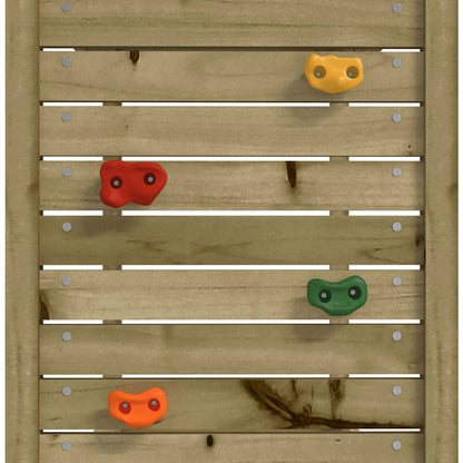 Outdoor Playset Brown Vacuum Pressure Treated Pinewood Standard