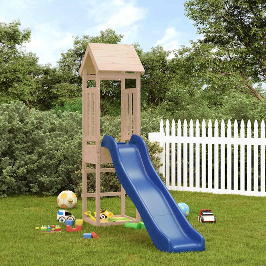 Outdoor Playset Brown and Blue Vacuum pressure treated pine wood