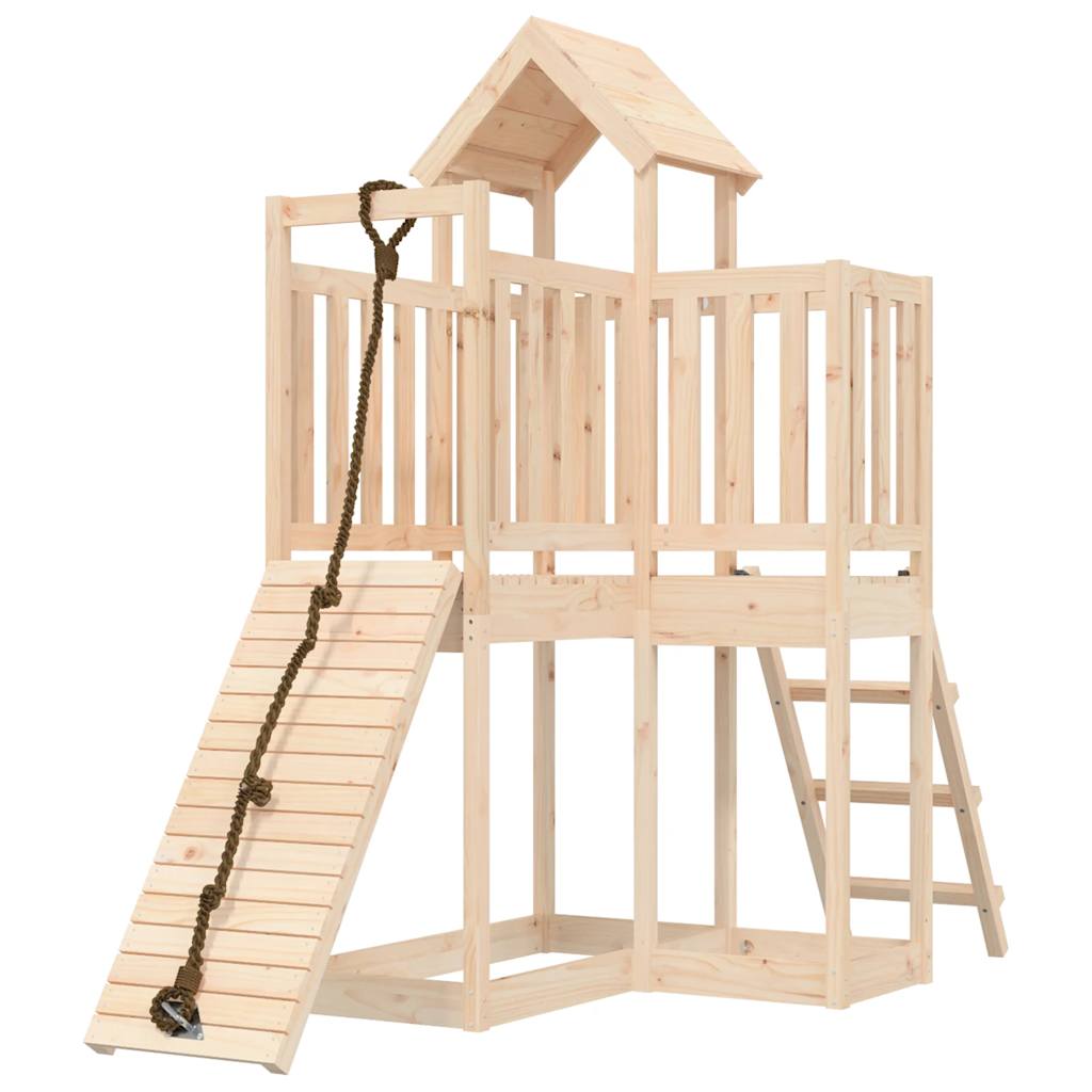 Playhouse Natural Pine Solid pine wood Medium Durable