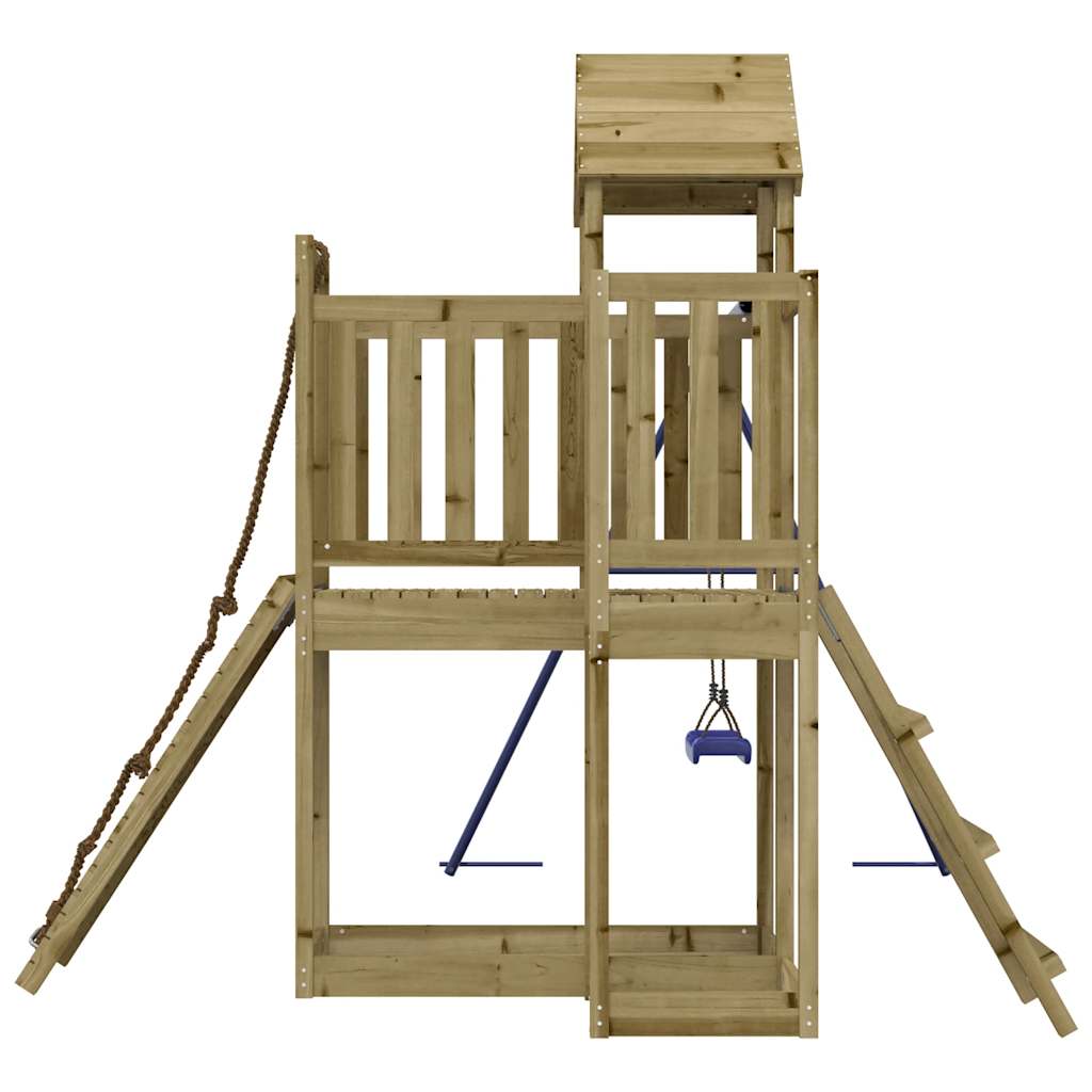 Outdoor Playset Natural wood, Blue
