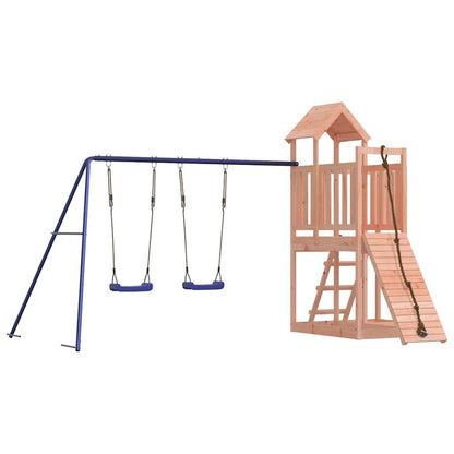 Outdoor Playset Natural wood Solid Douglas Fir wood Large Durable