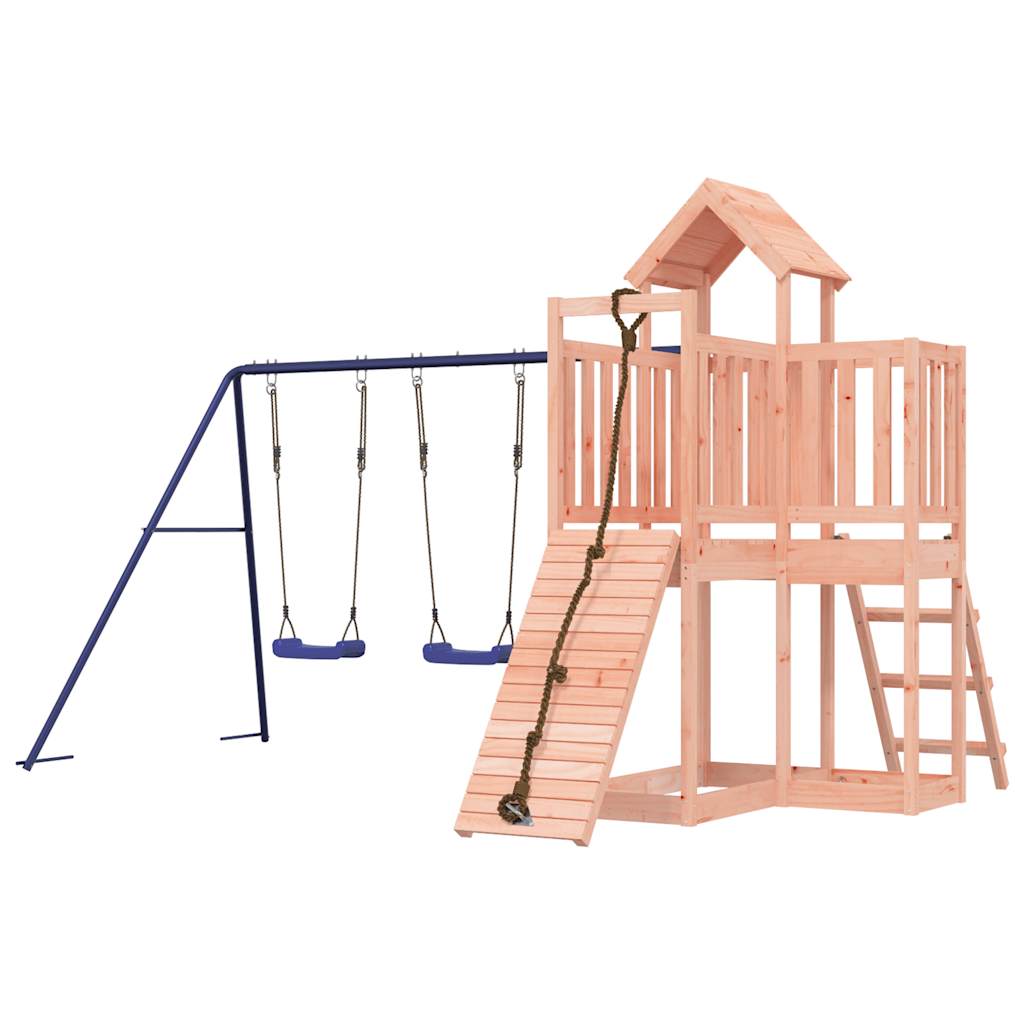 Outdoor Playset Natural wood Solid Douglas Fir wood Large Durable
